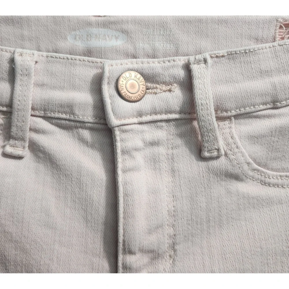 Old Navy Girls‎ Ballerina Jeggings Pink Elephant Distressed Skinny Jeans Size 12